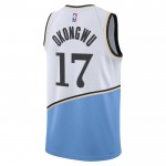 Maillot NBA Atlanta Hawks onyeka Okongwu Nike 2024-25 City Edition Blanc Swingman - Homme